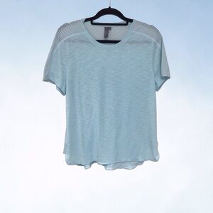 Sweaty Betty Sky Blue Short Sleeve Tee